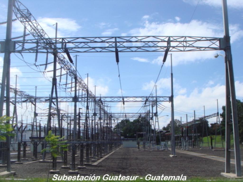 Subestaciones de energía eléctrica en Guatemala para el consorcio TRECSA.